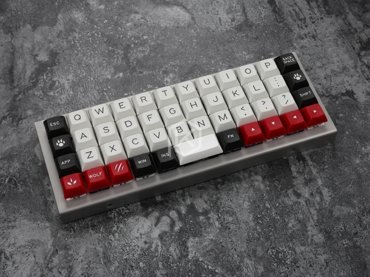 stainless steel bent case for jj40 40 jj40 custom keyboard enclosed case upper and lower case also can support planck free global shipping