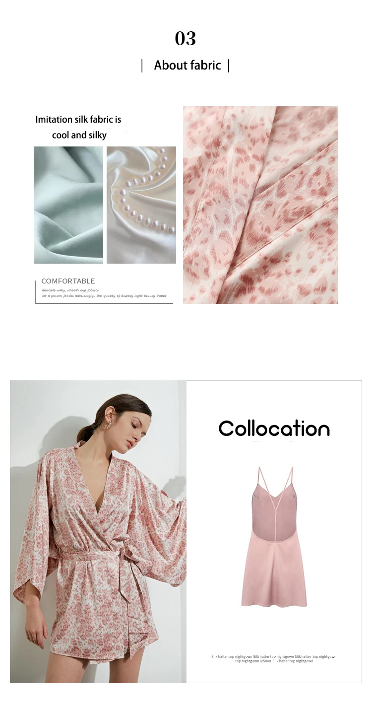 LILYMODA Новое шелковое кимоно халат женский шелковый халат для подружки невесты сексуальный леопардовый халат Атласный халат женские халаты