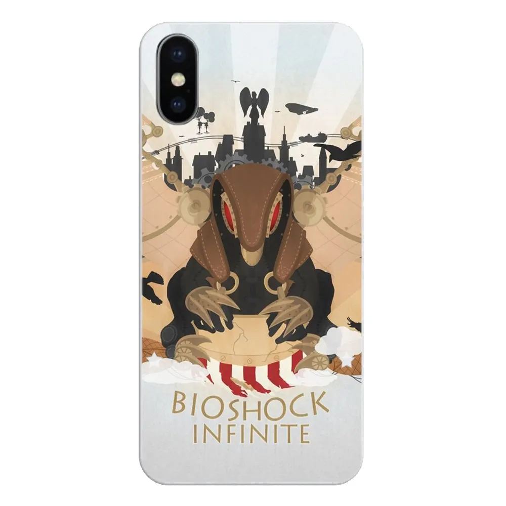 Soft TPU Covers For Samsung Galaxy S2 S3 S4 S5 MINI S6 S7 edge S8 S9 Plus Note 2 3 4 5 8 Coque Fundas Bioshock infinite songbird |