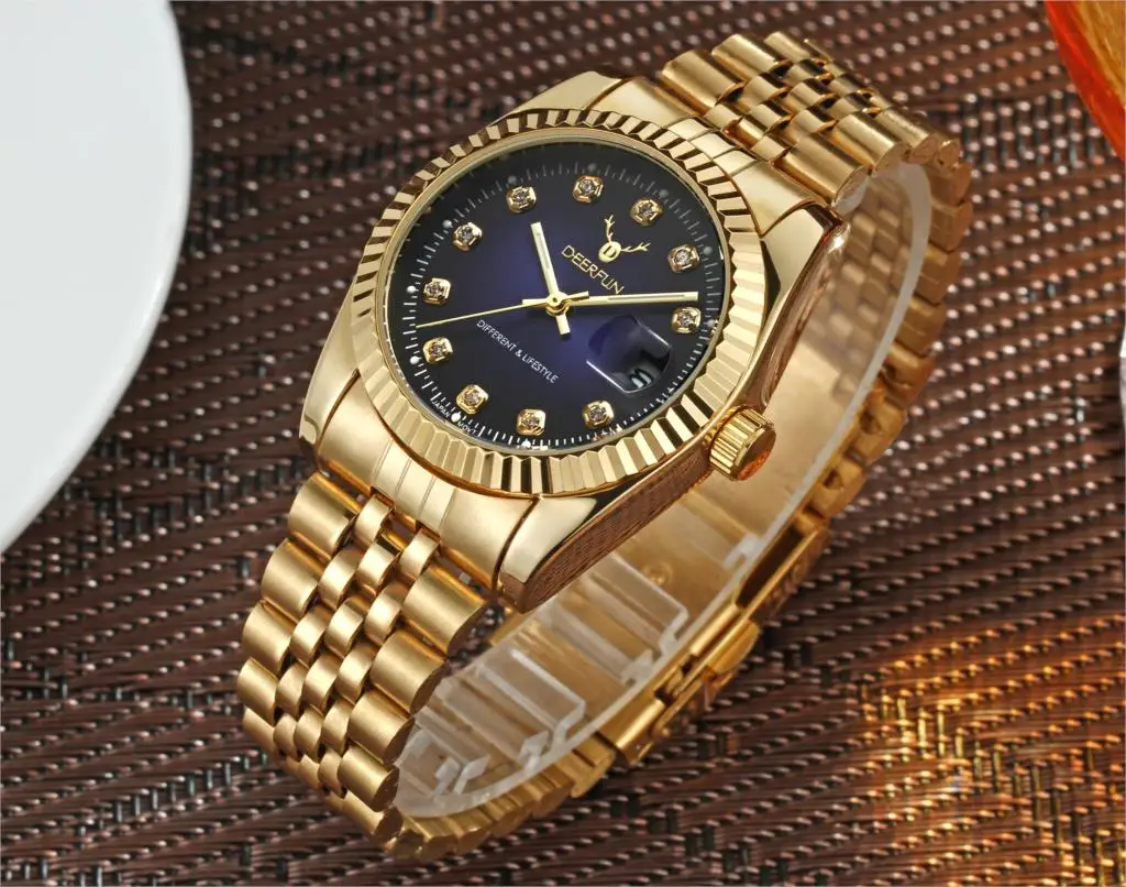Новые часы Женская мода роскошные часы Reloj Mujer Нержавеющая сталь качество Алмазный женские кварцевые часы Для женщин Стразы Часы