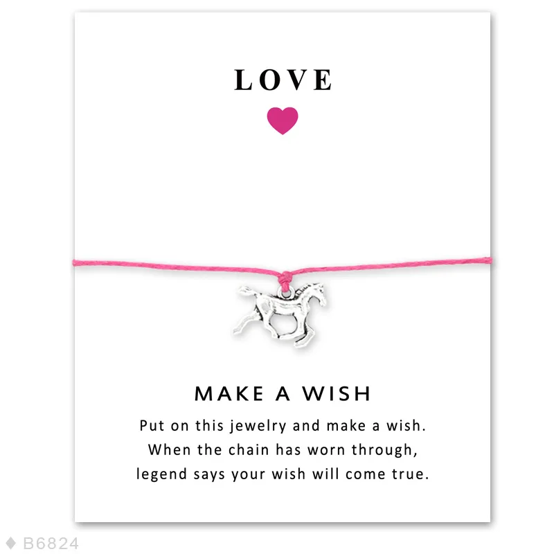 Браслет дружбы для женщин подарок ковбойским ковбойцам подвесками ботинками и