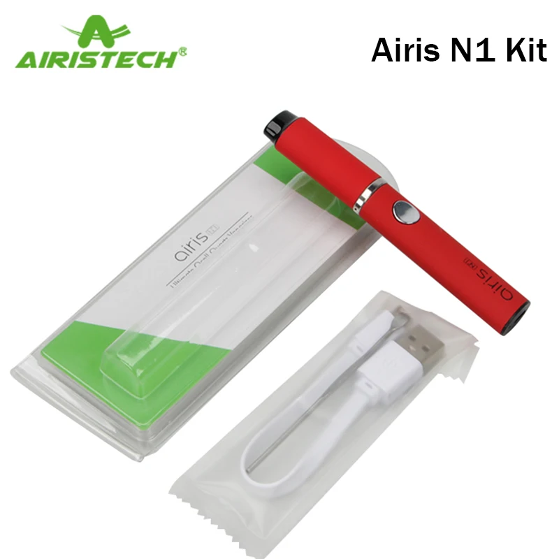 Оригинал Airistech Airis N1 испаритель воск жидкостью Vape пера 360 mAh N 1 полностью Керамика