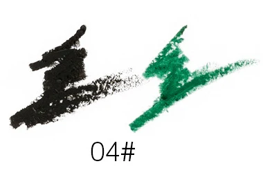 04 2 цвета, карандаш для бровей, подводка для глаз, тени для бровей, макияж, водостойкая, натуральная ручка для бровей, коричневая, черная, серая кисть, косметическая подводка для глаз - Цвет: 04