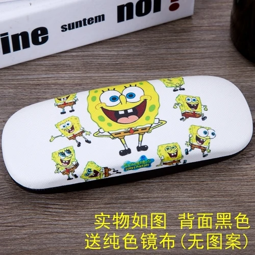 5 Spongebob комический персонаж мультфильма милый креативный мальчик и девочка студентка близорукость очки чехол Портативный Мода леди Чехол для очков - Цвет: 5