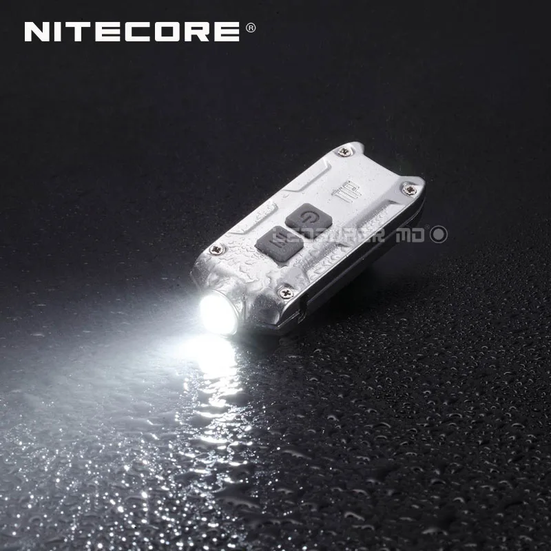 Заводская цена Nitecore наконечник металлический конструкция USB Перезаряжаемый брелок свет с 360 люмен - Испускаемый цвет: Белый