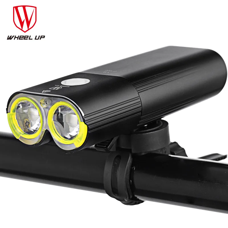 Harga WHEEL UP Sepeda Lampu Profesional 1600 Lumens Lampu Sepeda Power Bank Tahan Air USB Rechargeable Sepeda Senter Bersepeda Lampu