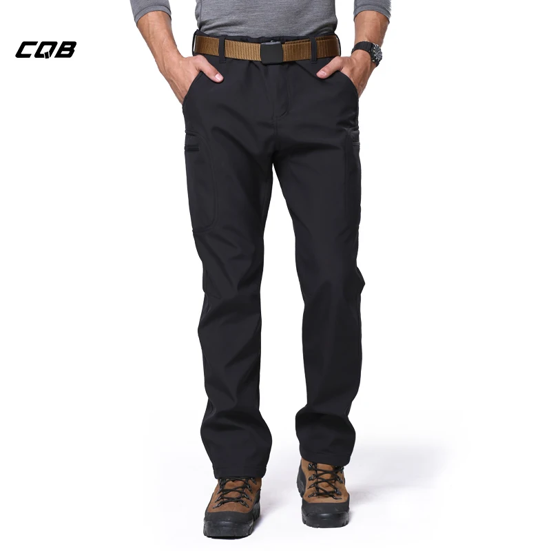 CQB Outdoor Sports Tactical Military Camping Hiking Men's Pants Softshell Trousers Waterproof Warm Hunting Pants|Походные штаны| |