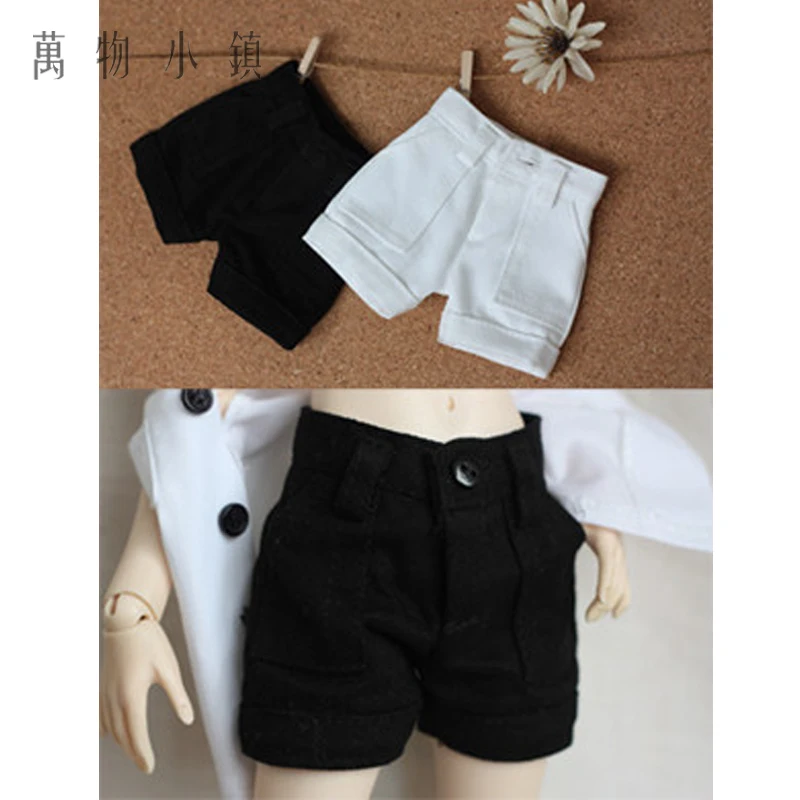

New Handsome fashion Black/White Shorts For Classic generous BJD 1/3 1/4 SD MSD Doll Clothes
