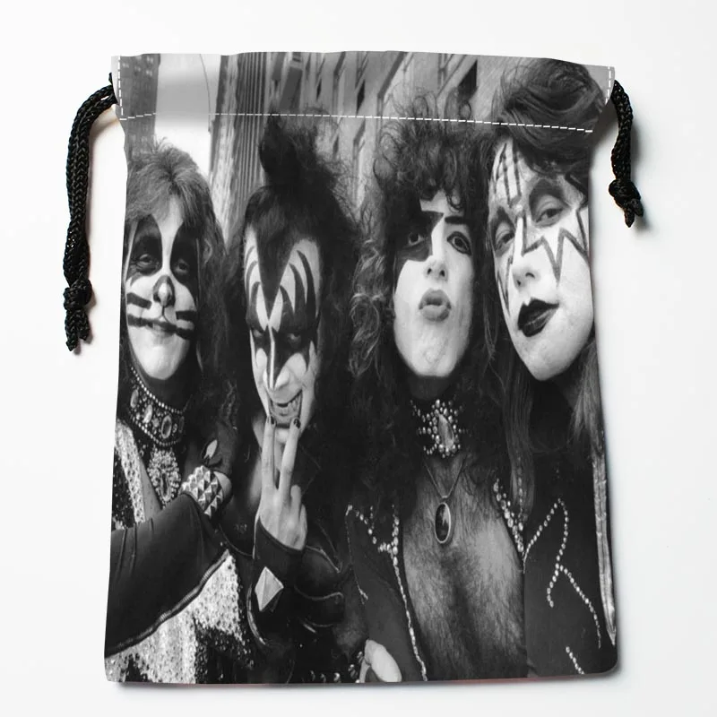 Лучшая сумка на шнурке KISS Band Индивидуальная для хранения с принтом