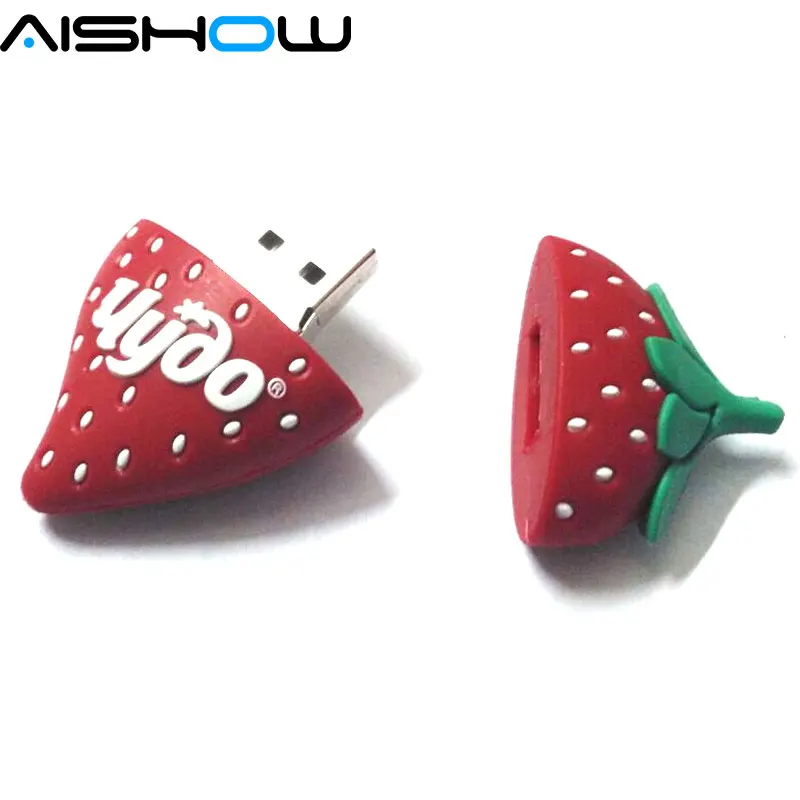 Модель арбуза мультфильм USB флеш накопитель Клубника флэш карты 4gb/8gb/16gb/32gb/64 ГБ