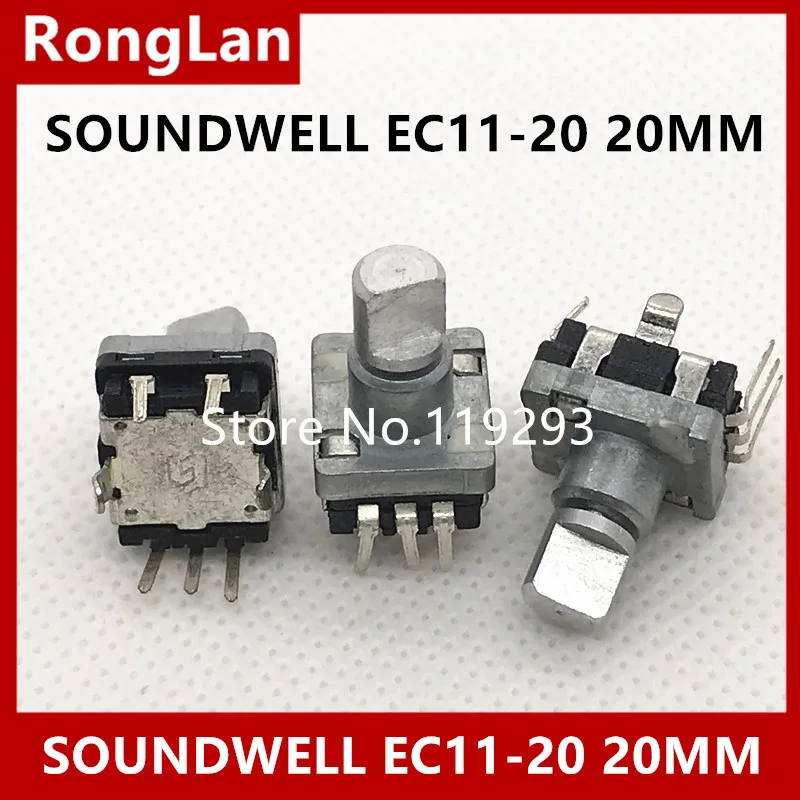 Импульсный переключатель [bellla]SOUNDWELL EC11 20 позиций номер длина вала 12 мм-10 шт./лот |