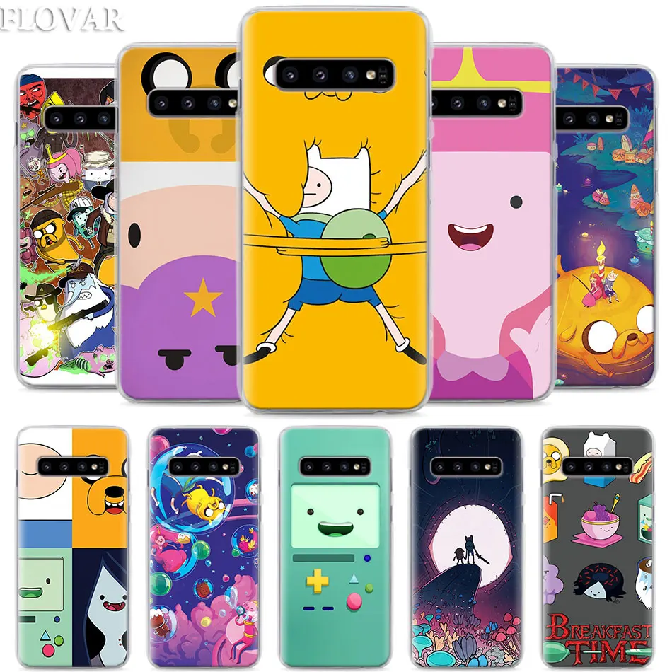 "Время приключений" Beemo Джейк чехол для телефона для samsung Galaxy S10e S10 плюс S7 S8 S9 Plus Note 8 9 M10 M20 M30 жесткий чехол Coque