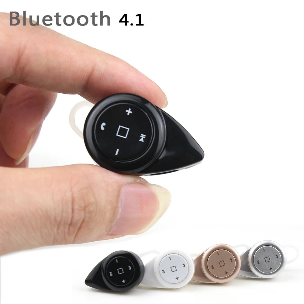 Мини Стерео Наушники Daono с Bluetooth 4.0 Наушники-Вкладыши Беспроводные С Микрофоном