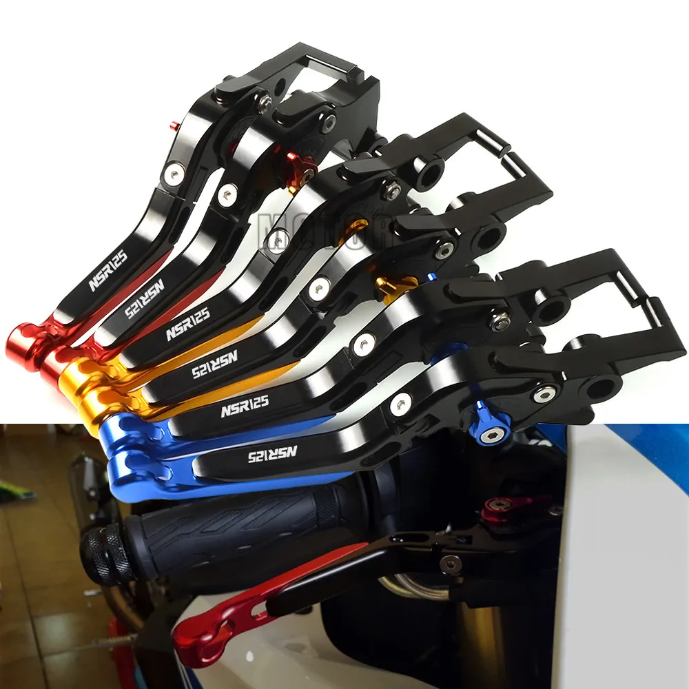 Для Honda NSR125 1988 1990 1989 NSR 125 CNC Алюминиевый Регулируемый складной выдвижной Сцепной