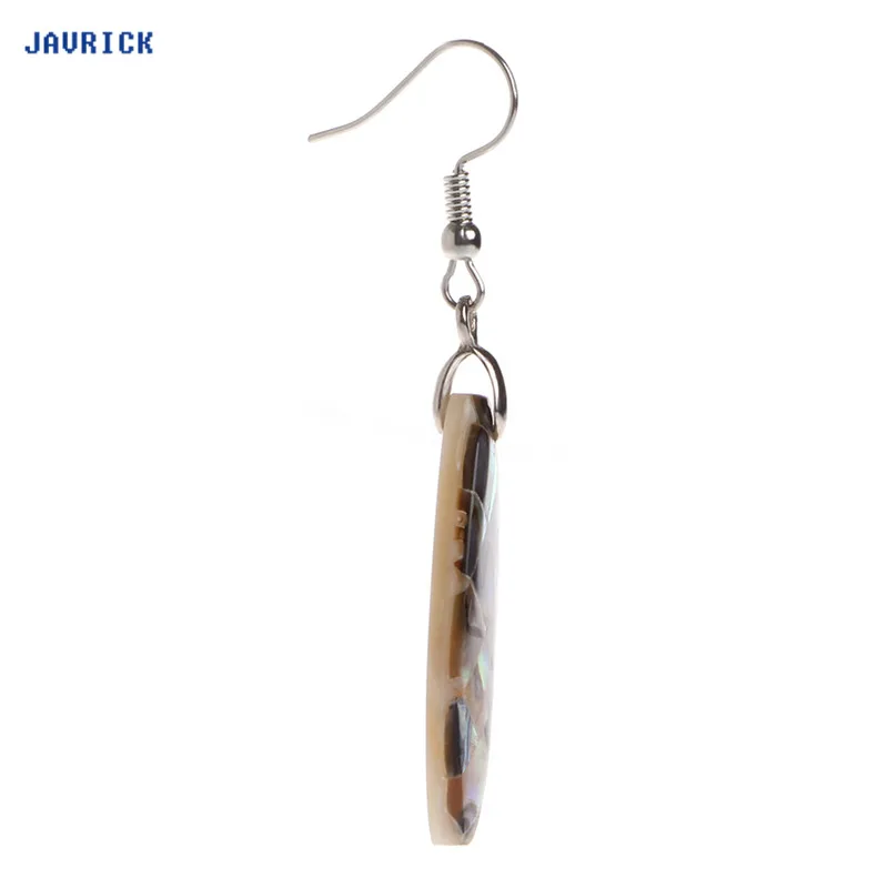 JAVRICK 1 Pair Exotic Retro Vintage Drop Shape Earrings Oval Mother-of-Pearl 34x18mm | Украшения и аксессуары