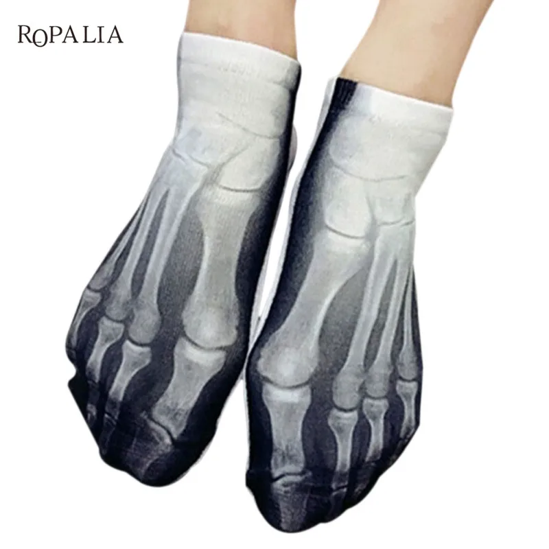 2018 1 Pair Women Men Funny 3D Pork Meat Bacon Low Cut Casual Ankle Socks H9 | Женская одежда