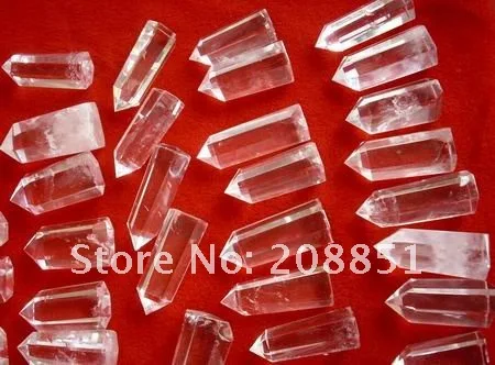 100 шт натуральный прозрачный кварцевый кристалл лечебные точки оптовая продажа