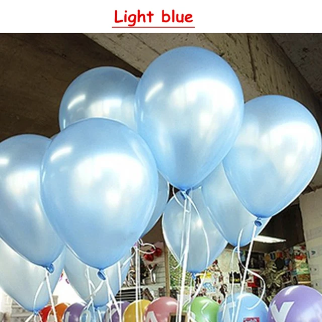 Light blue 10 шт. розовые латексные гелиевые шары 10 дюймов воздушные шары в форме сердца надувные свадебные украшения воздушные шары с днем рождения - Цвет: Light blue