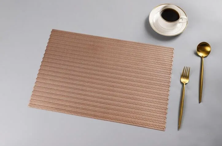 30*45 см цвета: золотистый Серебристый Прямоугольник коврики обеденные стол