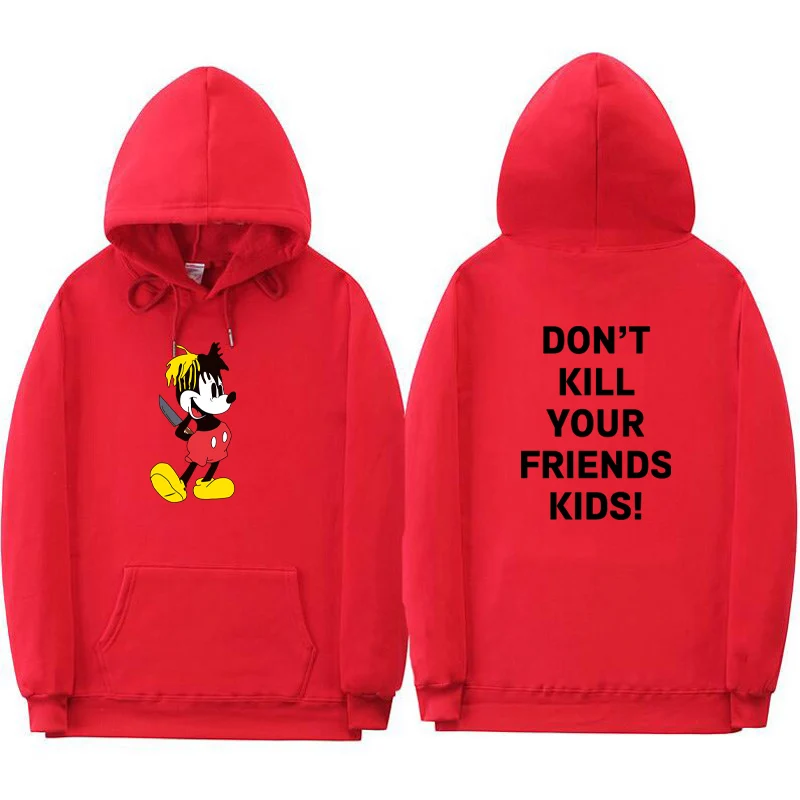 6 Revenge Limited Tour Hoodie Sweatshirts Men Women Hip Hop Hoodies XXXTENTACION Rapper Revenge Don'T Kill Your Friend Kids Hoody - Цвет: 6