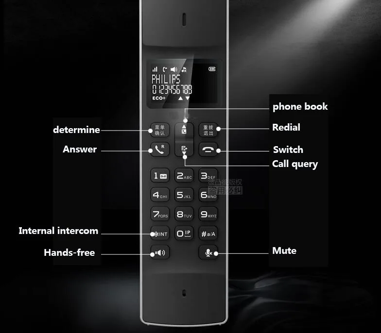 DECT 6 0 DCTG330 цифровой беспроводной телефон с идентификатором вызова автономный