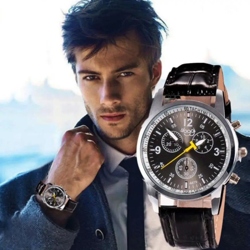 Мужские часы Timezone #401 роскошные модные мужские Аналоговые наручные из