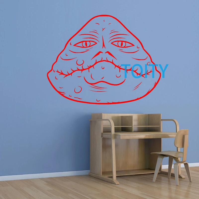 Звездные войны JABBA Хатт виниловая наклейка на стену Наклейка украшение комнаты