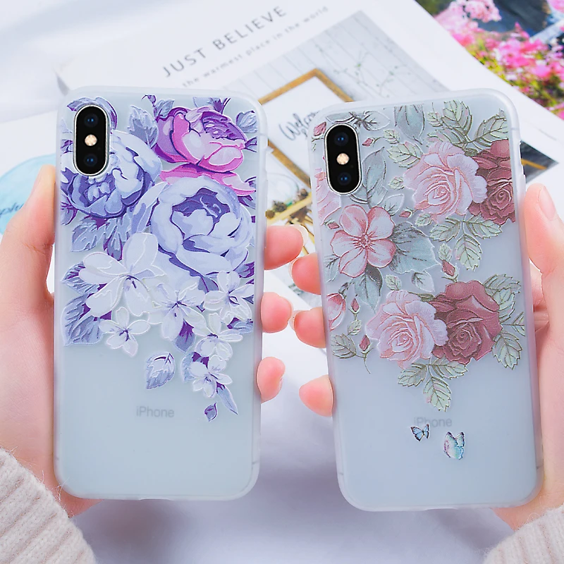 Роскошные Чехлы Bakc для iPhone 8 Plus X XR XS Max 7 аксессуары чехлы телефонов 6 5 SE 5s S Fundas| |