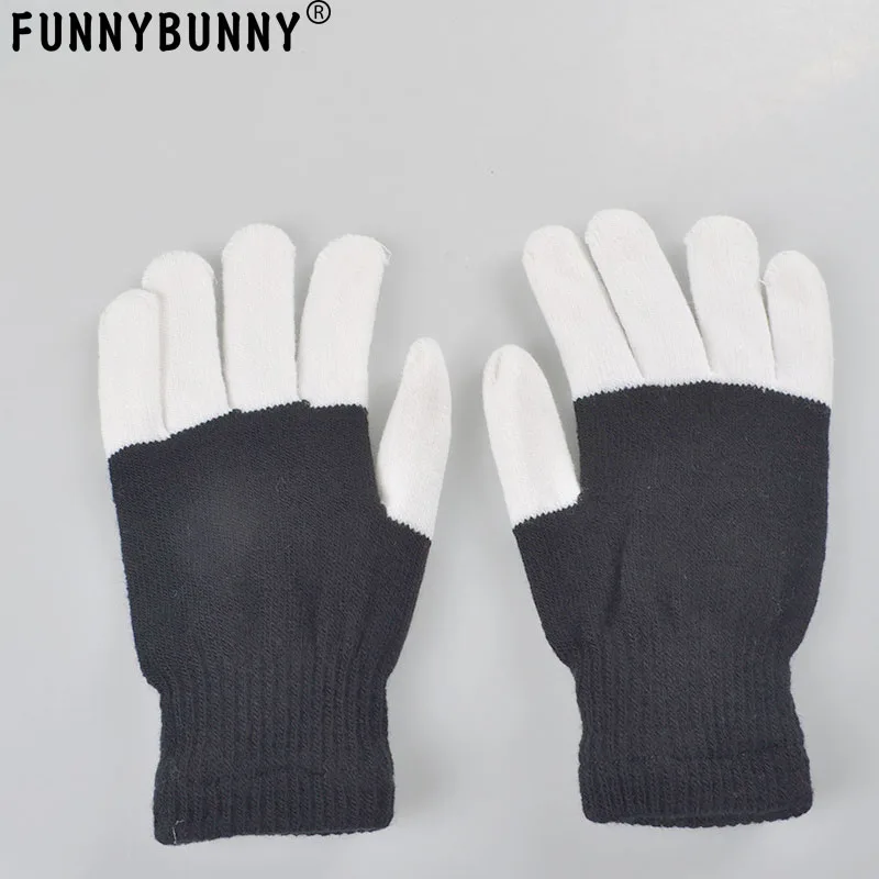Светодиодные Перчатки FUNNYBUNNY светящиеся на пальцах игрушки с огнями 3 Красочные 6