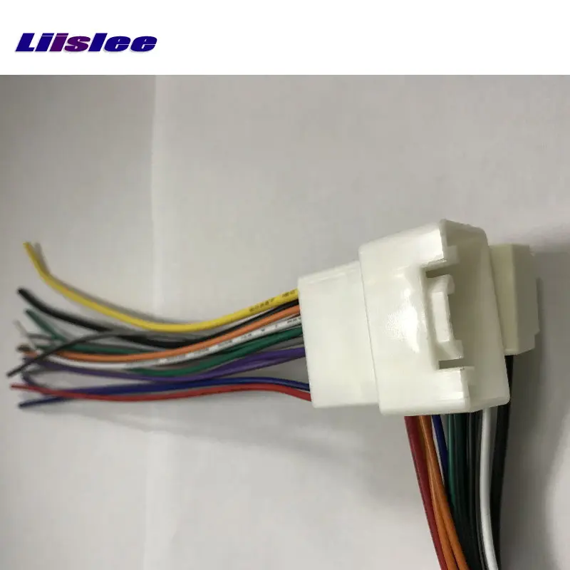 Liislee для Lexus ES300 ES330 GX470 IS RX350 400 H RX330 подключается к заводской Жгут адаптер радиопроводки стерео Мужской DIN к ISO