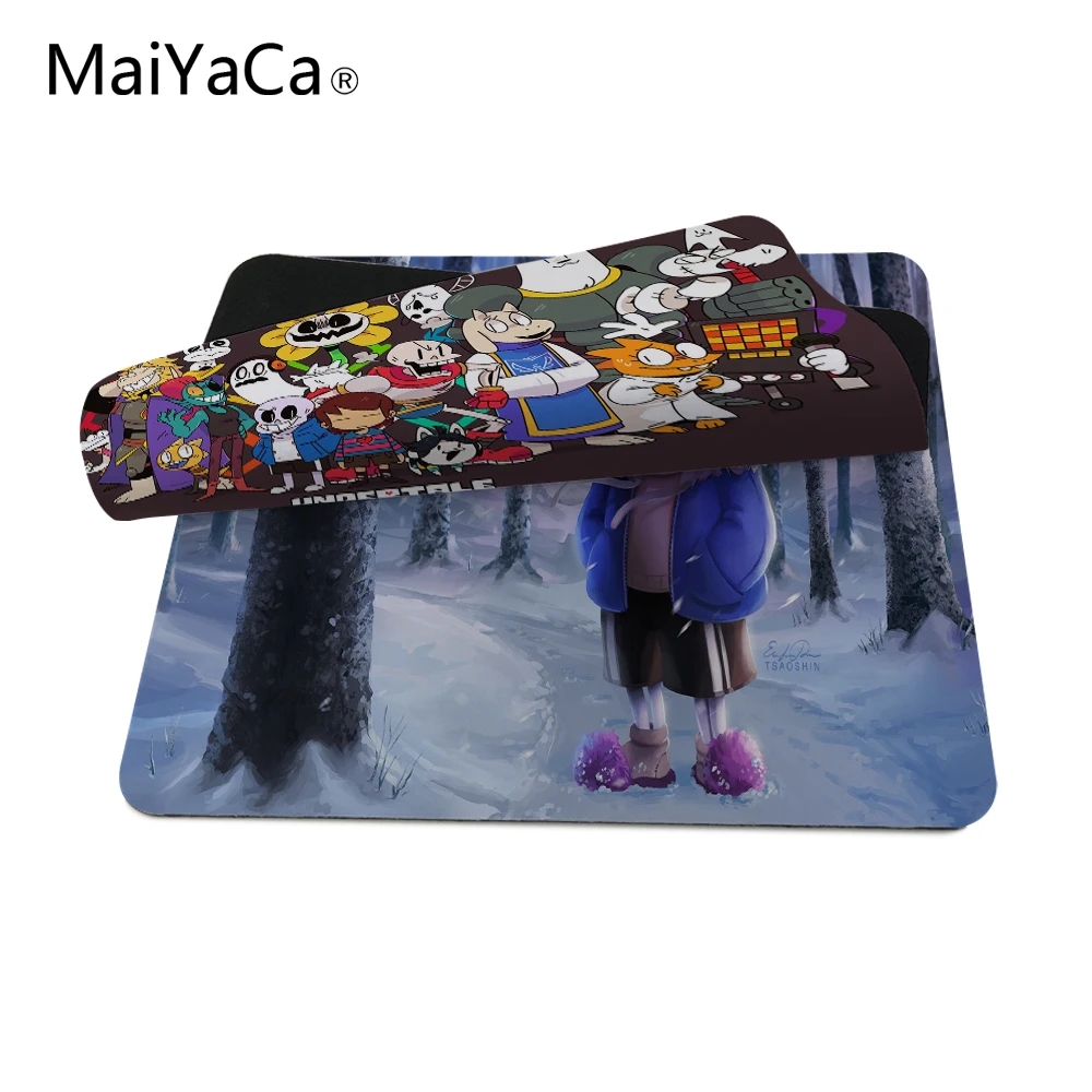 MaiYaCa уникальный дизайн Undertale крутой модный коврик для мыши размером 18x22 см и 25x29 см не запирающий край коврик для мыши