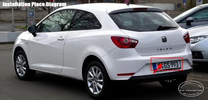Для SEAT Ibiza Mk3 6L подтяжка лица/ST SC Mk4 6J/подсветка номерного знака автомобиля/Подсветка рамки номера/высококачественный светодиодный светильник