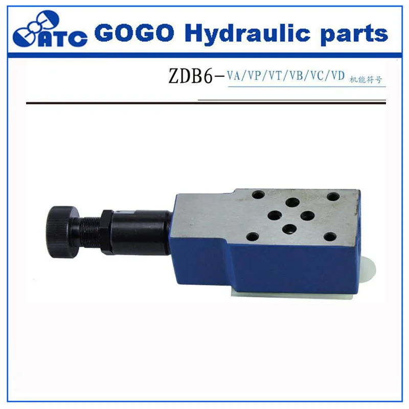 Гидравлический предохранительный соленоидный поплавок ZDB6/ZDB10 обратный клапан