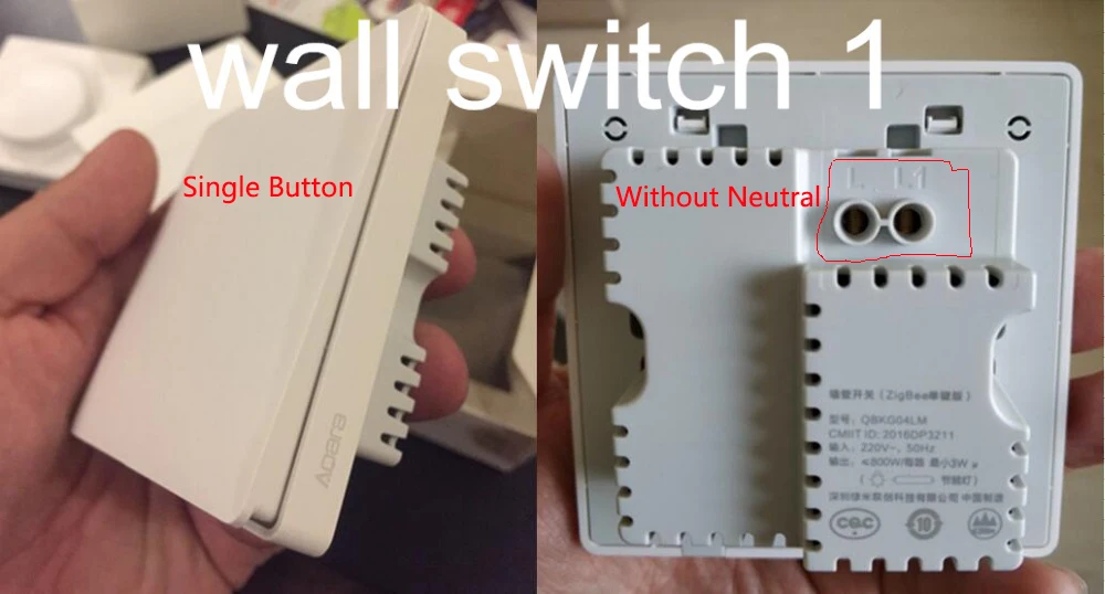 Xiao mi Aqara настенный выключатель Умный ZigBee Zero Line Fire Wire светильник с дистанционным управлением беспроводной ключ настенный выключатель без нейтрального mi Home