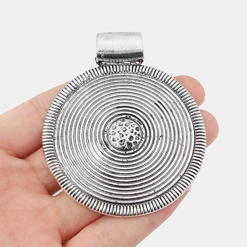 

1 шт. круглые подвески в виде молотков, вырезанные спиральные подвески, фотофурнитура 66 мм