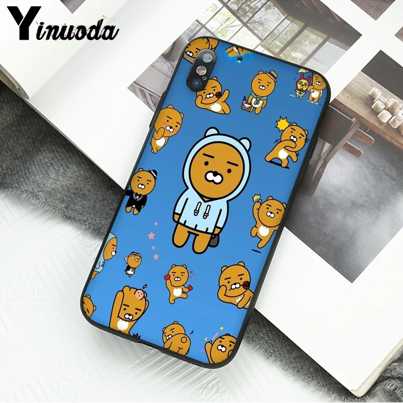 Yinuoda line friends Customer высококачественный чехол для телефона для iPhone 6S 6plus 7plus 8 8Plus X Xs MAX 5 5S XR