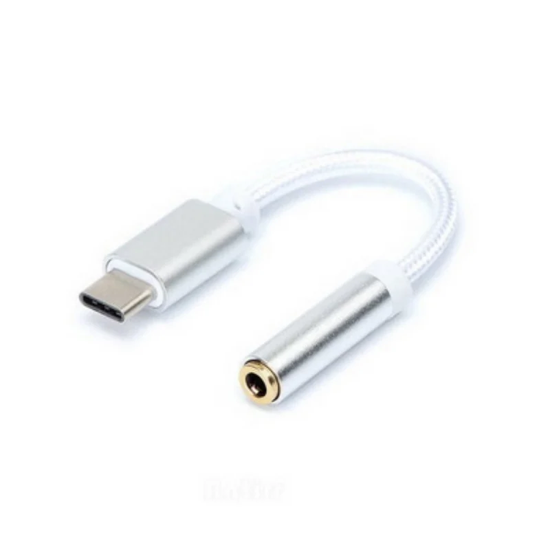 Кабель для наушников Type-C-3 5 мм адаптер аудио разъем телефона кабель USB 3 1 папа-3 AUX