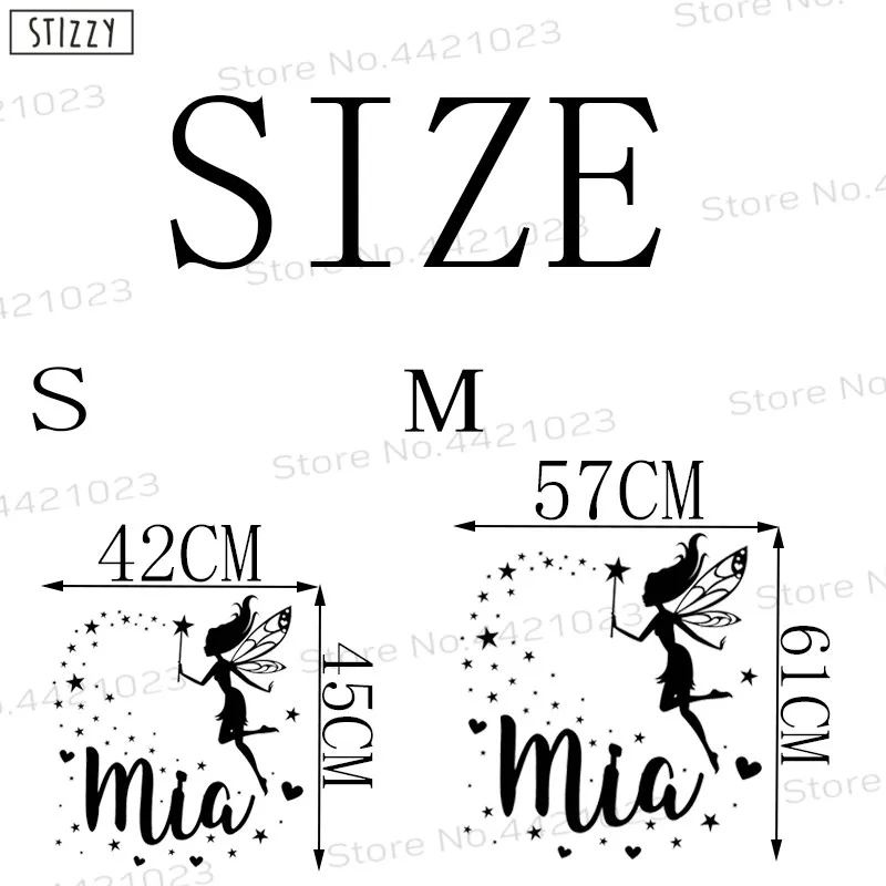 Настенная Наклейка stizzy для детской спальни художественные персонализированные