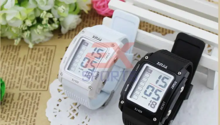 1X водонепроницаемые спортивные часы для бега и плавания ударопрочные наручные