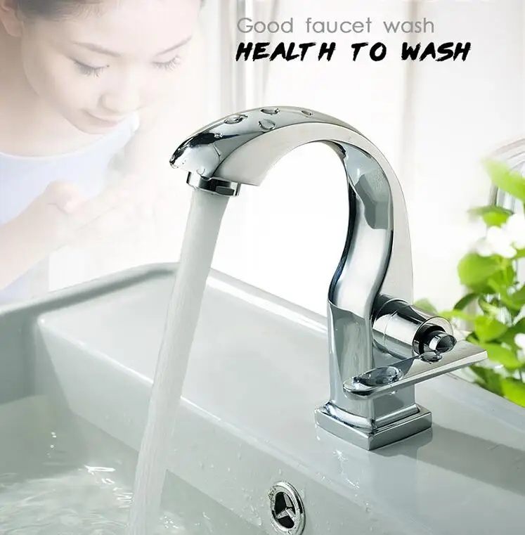 Single cold quick open basin wash faucet copper stainless steel single ceramic lo1015 | Обустройство дома