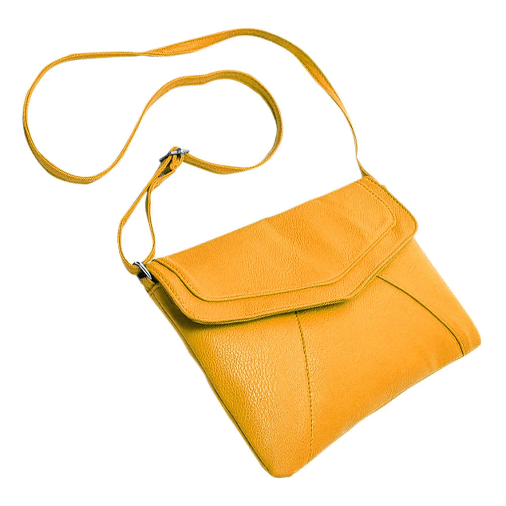 New Fashion Women's Envelope Bag Leather Messenger bags Handbag Shoulder Crossbody Bags Purses satchels Bolsas yellow | Багаж и сумки