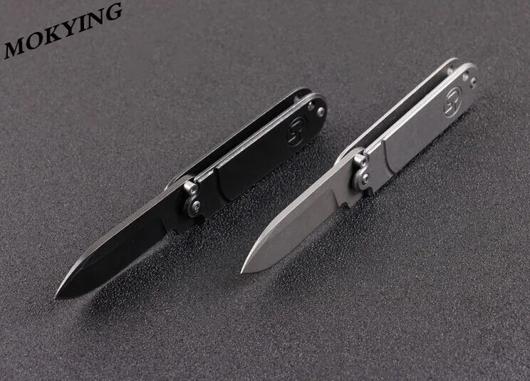 MOKYING pocket folding knife steel handle Mini camping hunting survival key chains tactical knives outdoor EDC Tool | Инструменты