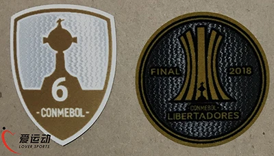 6 and final 2018 BOCA JUNIORS FINAL COPA LIBERTADORES набор патчей CONMEBOL LIBERADORES финальный матч детали+ трофей 6 патч - Цвет: 6 and final 2018