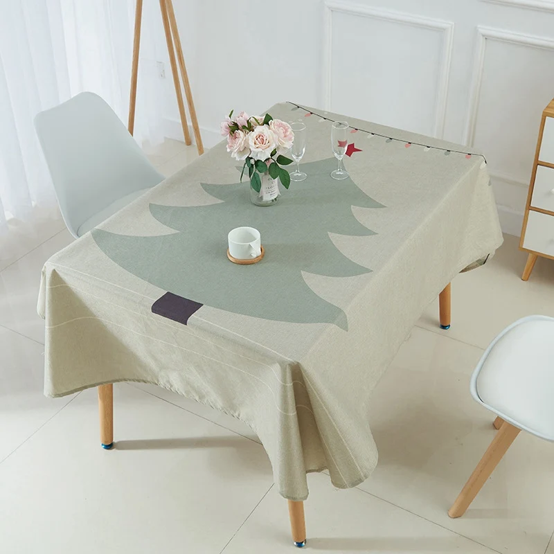 

Рождественская скатерть Molrain из льна