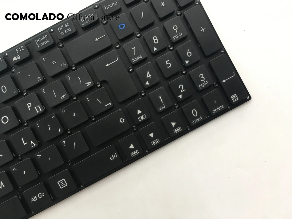 GK греческая Клавиатура для ноутбука ASUS X502 X502CA X502C F502 F502C F502CA черная без рамки
