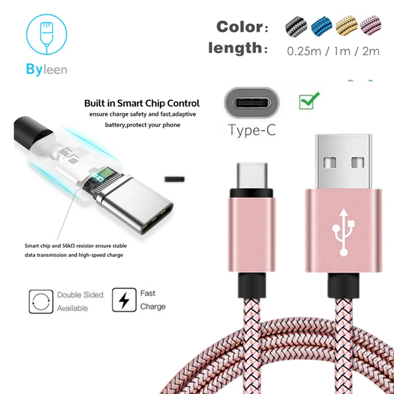 Оригинальное быстрое зарядное устройство QC3.0 2.4a USB Type C зарядный кабель для Huawei Mate