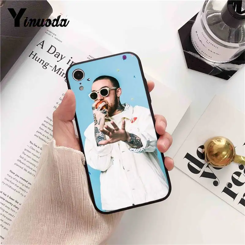Yinuoda Mac Miller Rapper Phone Cover for iPhone 8 7 6 6S 6Plus X XS MAX 5 5S SE XR 10 11 pro max | Мобильные телефоны и