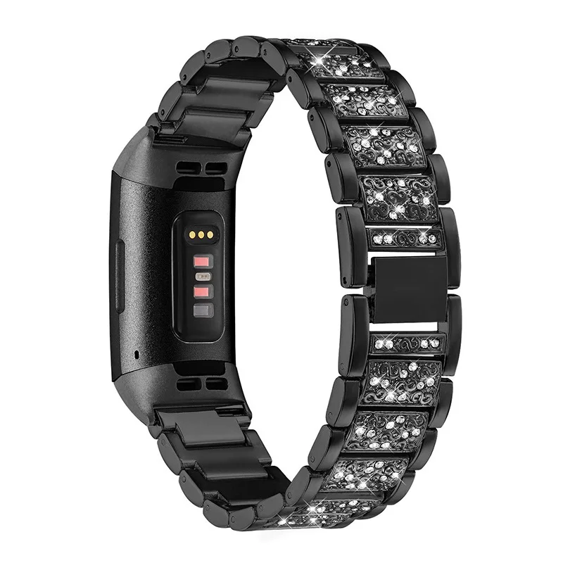 Essidi для женщин и мужчин браслет ремешок для Fitbit Charge 3 фитнес часы из нержавеющей стали ремешок заменить мужчин t для Charge 3 аксессуары
