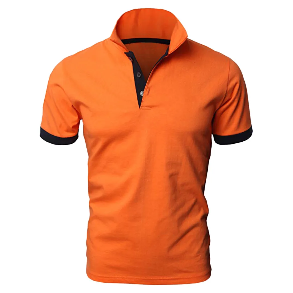 Мужская футболка поло с коротким рукавом camisa летняя новинка 2019 модные летние