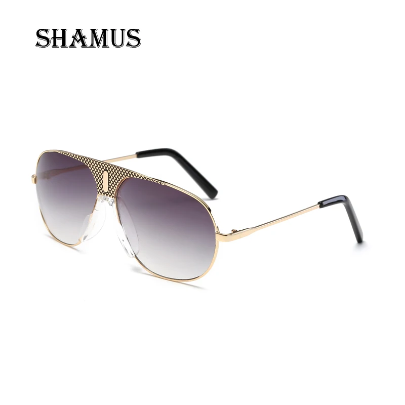 

Мужские солнцезащитные очки SHAMUS Pilot 2018, брендовые дизайнерские солнцезащитные очки, мужские модные очки, модные солнцезащитные очки